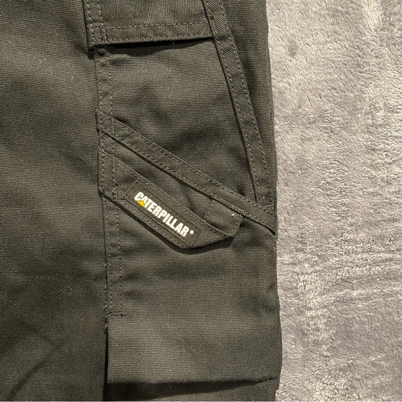 CAT Black Cargo Pants Men’s 36X32 Work Utility Durable Pockets - Picture 7 of 16
